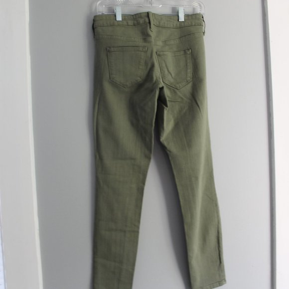 Universal Thread Mid Rise Skinny Green Jeans size 2 - Picture 5 of 8